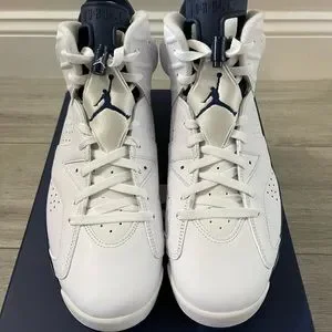 Men\'s Air Jordan 6 Retro CT8529-141 White Midnight Navy Size 12 Shoes NEW DS 3 1 $_57.JPG?set_id=8800005007 main image 2